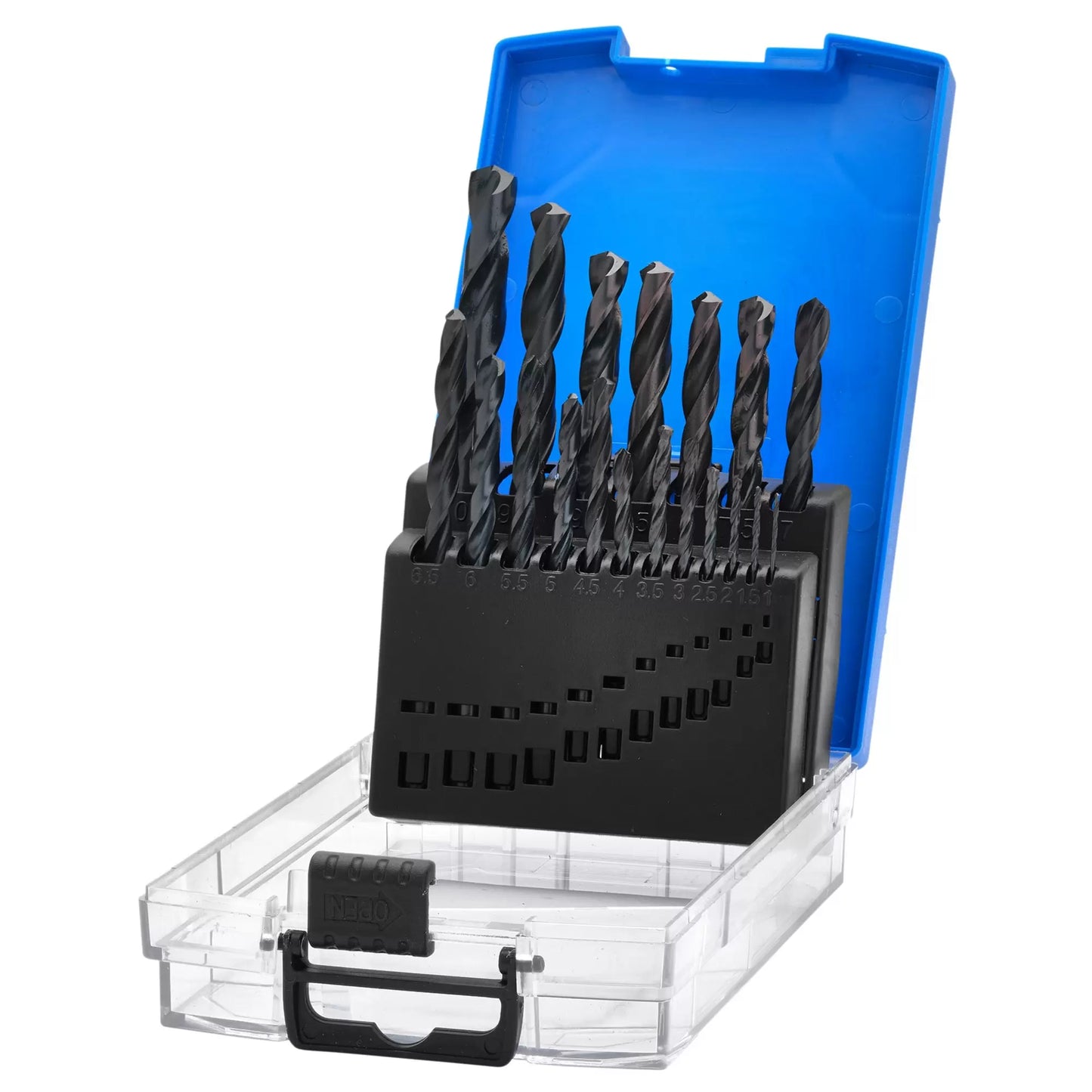 Draper Tools - 08850 - Black HSS Drill Bit Set (19 Piece)