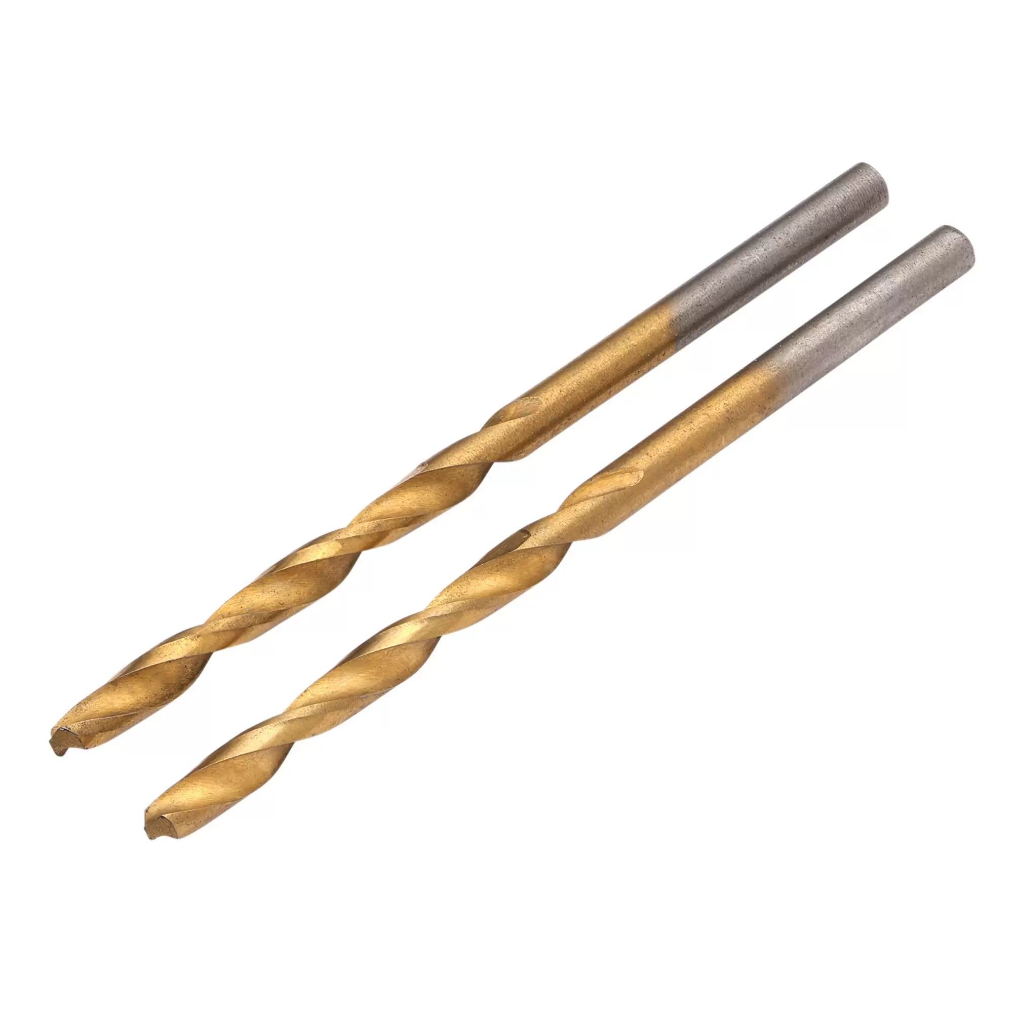 Draper Tools - 08865 - HSS Titanium Nitride Coated Drill Bit, 4 x 75mm (Pack of 2)