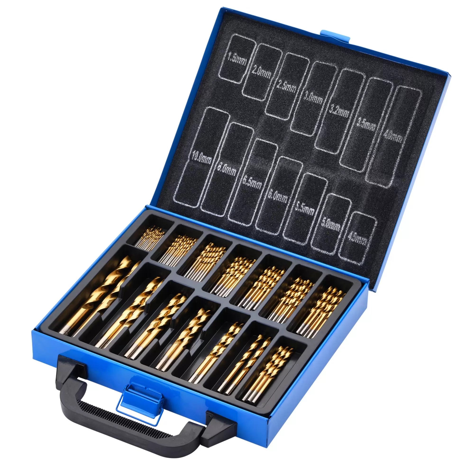 Draper Tools - 08887 - HSS Titanium Nitride Coated Drill Bit Set (99 Piece)