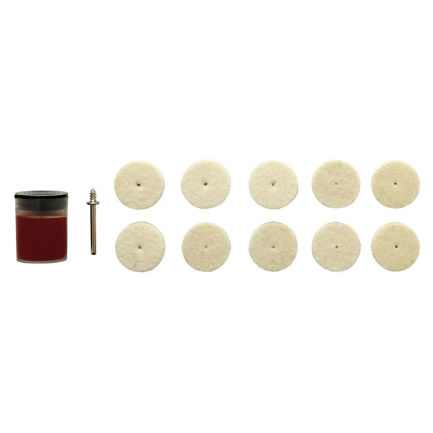 Draper Tools - 08958 - Polishing Wheels Set for D20 Engraver/Grinder (12 Piece)