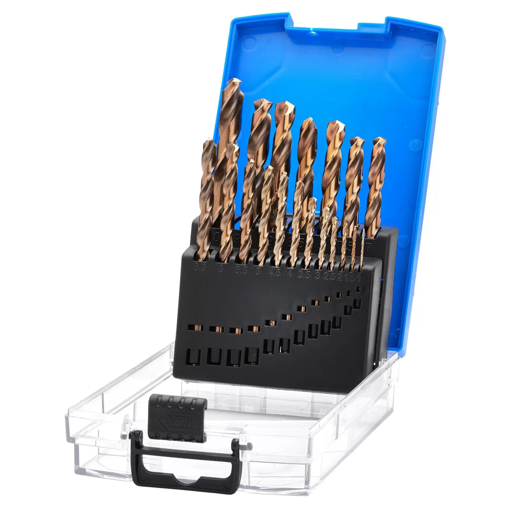 Draper Tools - 08964 - Draper Expert HSSE M35 Cobalt Drill Bit Set (19 Piece)