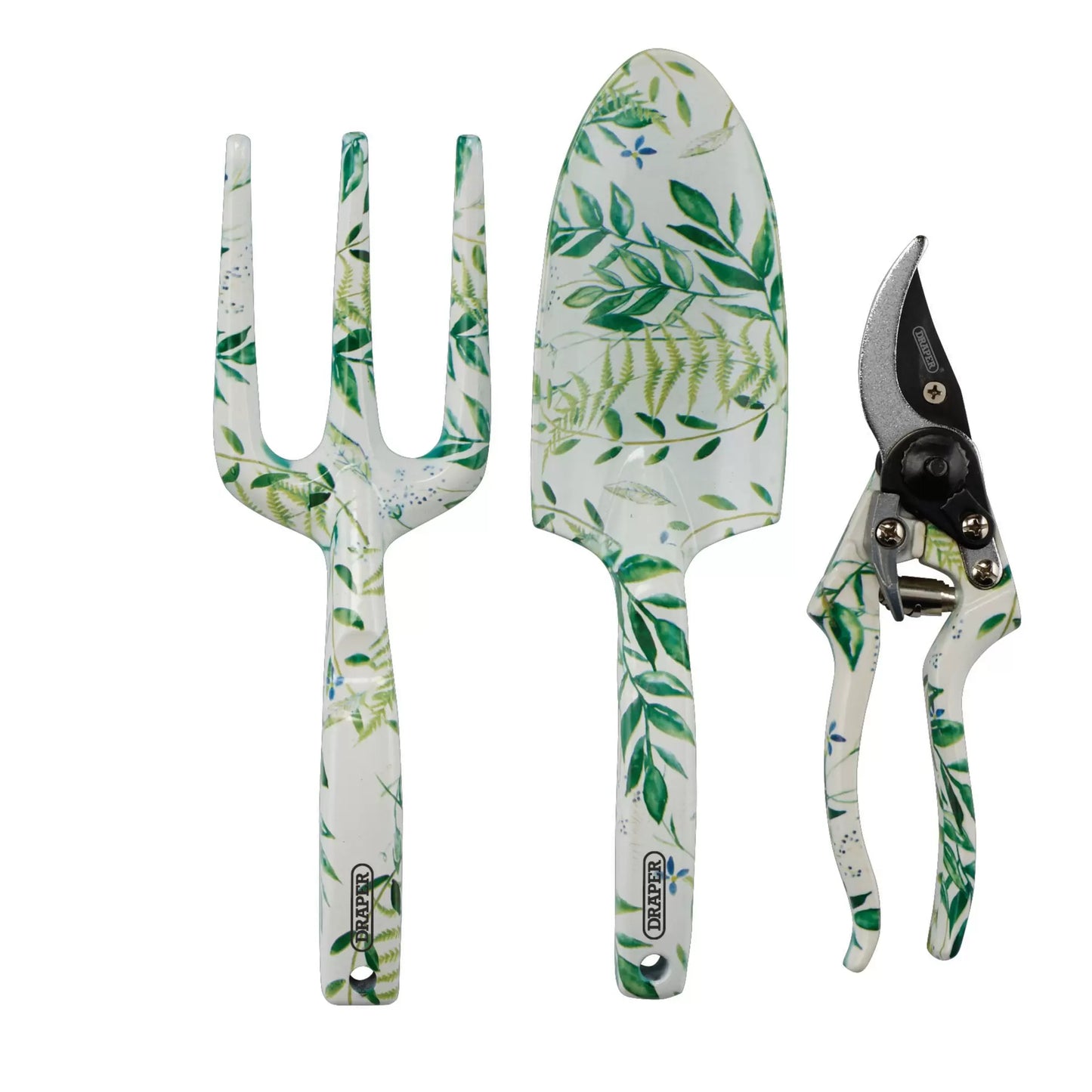Draper Tools - 08994 - Garden Tool Set with Floral Pattern (3 Piece)