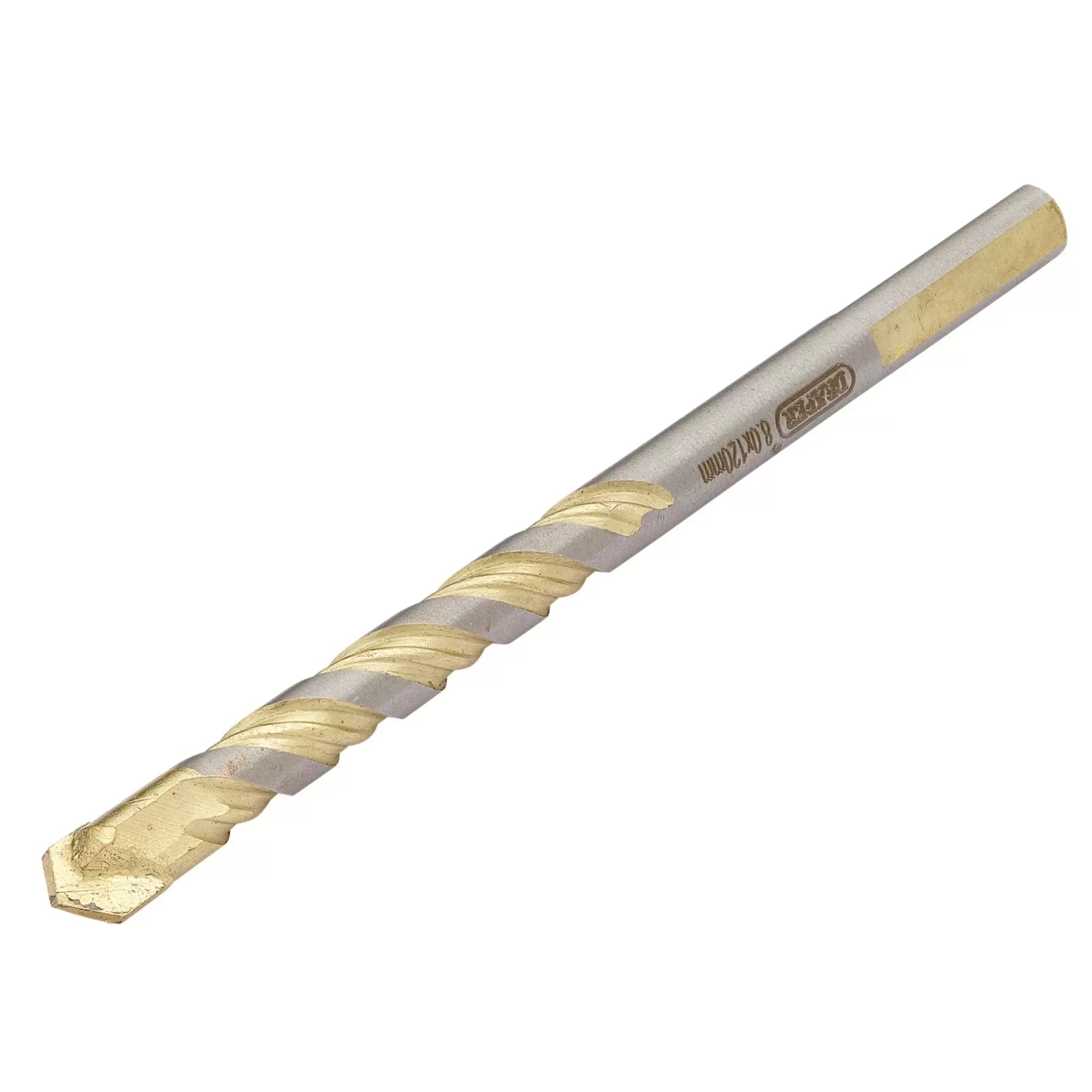 Draper Tools - 09077 - Multi Construction TCT Drill Bit, 8 x 120mm