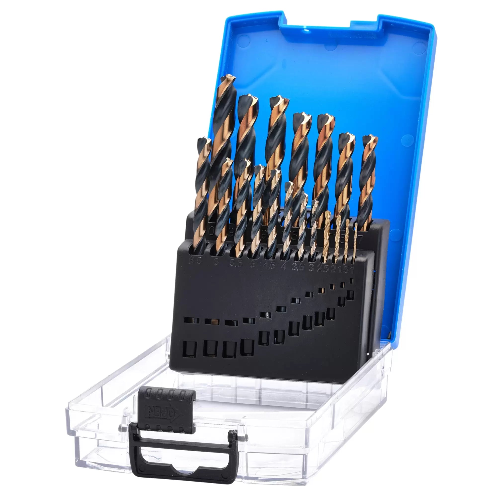 Draper Tools - 09104 - HSS Turbo Titanium Drill Bit Set (19 Piece)
