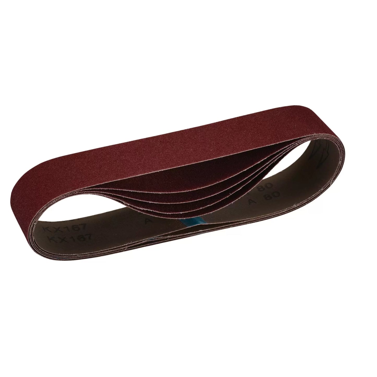 Draper Tools - 09215 - Cloth Sanding Belt, 50 x 686mm, 80 Grit (Pack of 5)