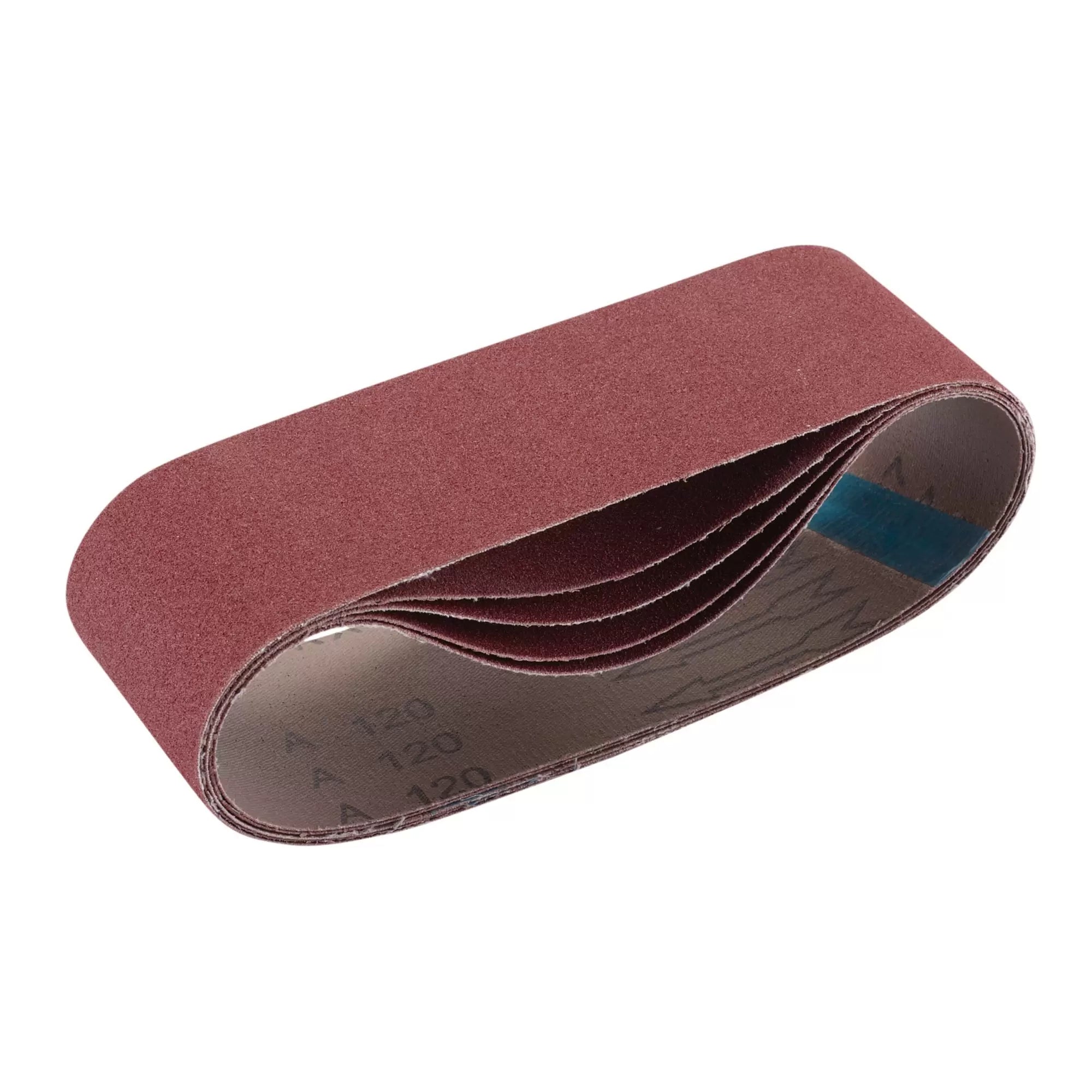 Draper Tools - 09241 - Cloth Sanding Belt, 75 x 533mm, 120 Grit (Pack of 5)