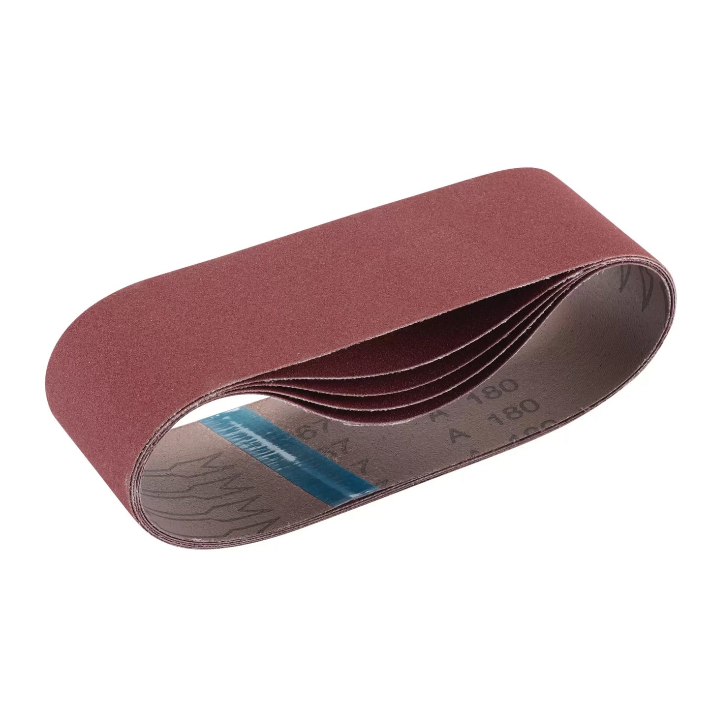 Draper Tools - 09243 - Cloth Sanding Belt, 75 x 533mm, 180 Grit (Pack of 5)
