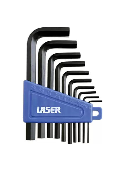 Laser - 0951 - Imperial Hex Key Set 10pc
