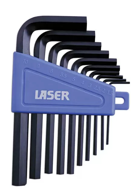 Laser - 0952 - Metric Hex Key Set 10pc
