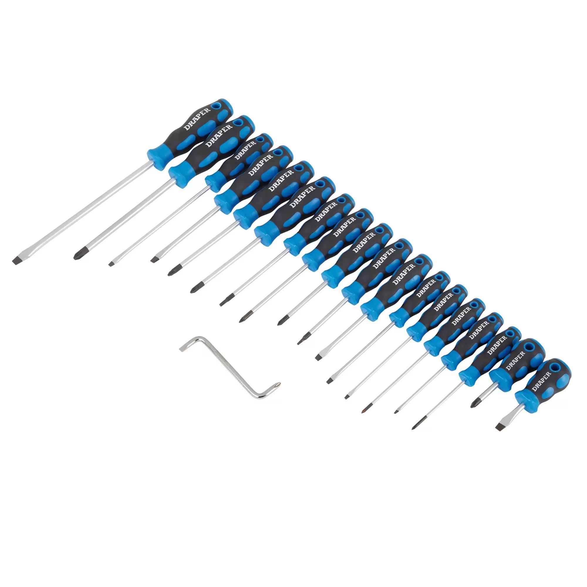 Draper Tools - 09548 - Soft Grip Screwdriver Set (19 Piece)