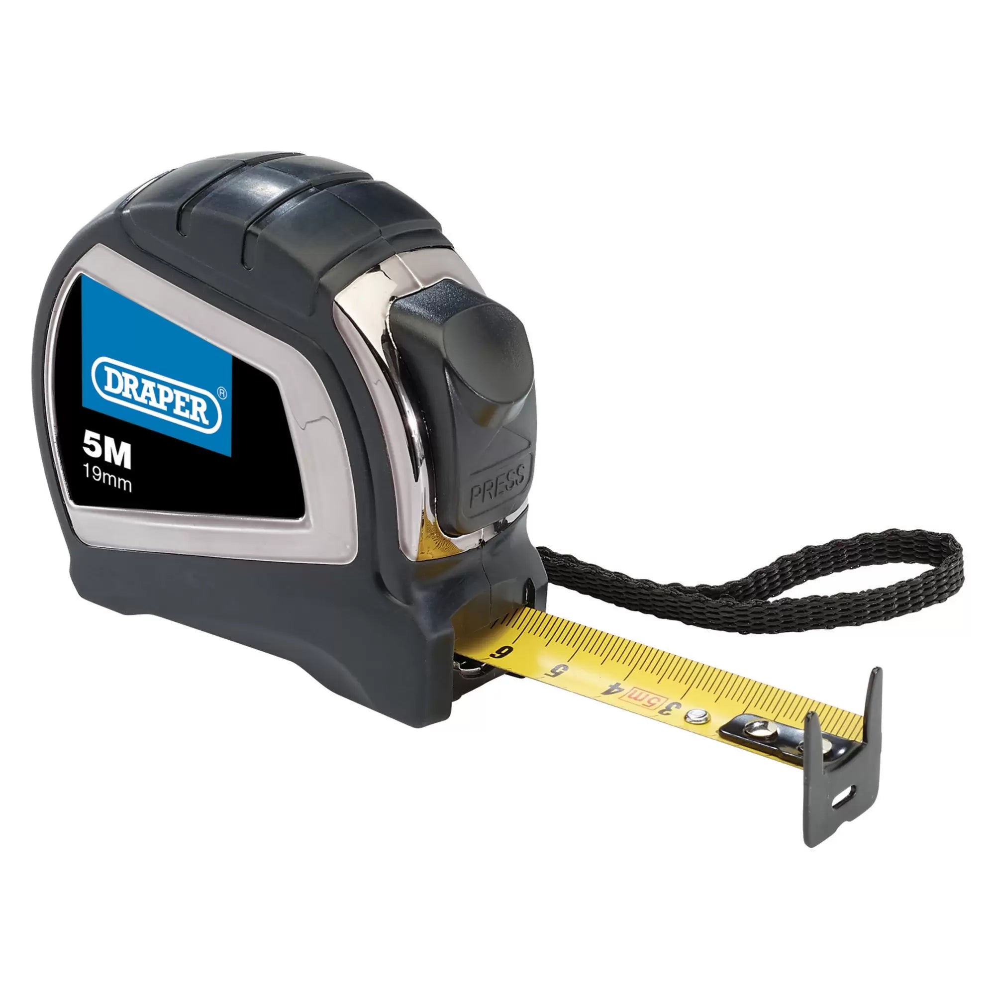 Draper Tools - 09556 - Auto-lock Metric Measuring Tape, Class II, 5m x 19mm