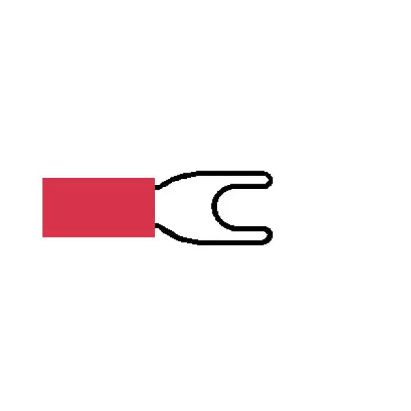 Durite 3-001-03 - Terminal Red 3.70mm Fork Pk1000