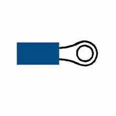 Durite 2-001-05 - Terminal Blue 3.70mm Ring Pk100