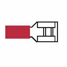 Durite 0-001-09 - Terminal Red 6.30mm Push-on Pk50