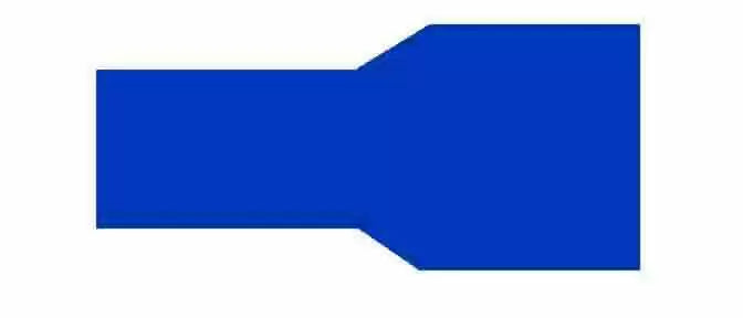 Durite 3-001-27 - Terminal Blue 6.30mm Push-on Pk1000