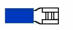 Durite 2-001-29 - Terminal Blue 4.80mm Push-on Pk100