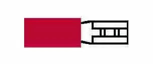 Durite 2-001-30 - Terminal Red 2.80mm Push-on Pk100