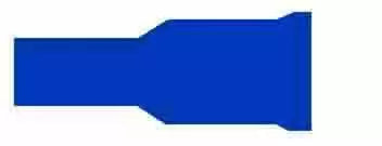 Durite 0-001-31 - Terminal Blue 5.00mm Recepticle Pk50