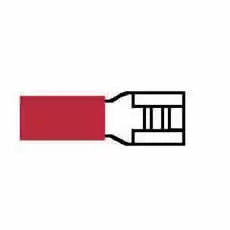 Durite 0-001-34 - Terminal Red 4.80mm Push-on Pk50