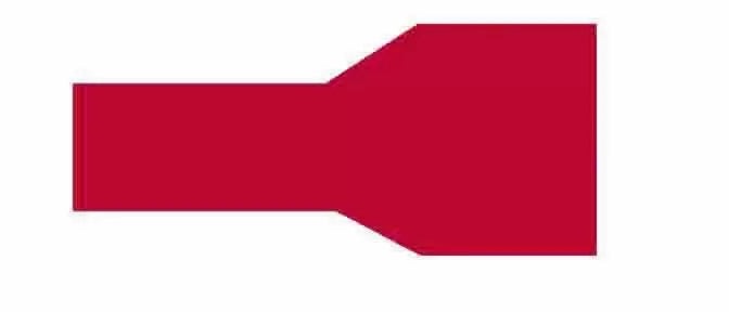 Durite 0-001-41 - Terminal Red 6.30mm Push-on Pk50