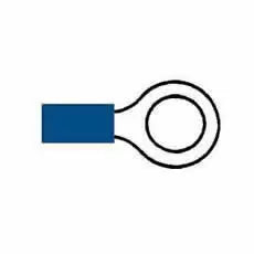 Durite 2-001-45 - Terminal Blue 8.40mm Ring Pk100