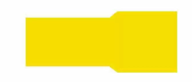 Durite 3-001-46 - Terminal Yellow 6.30mm Push-on Pk1000
