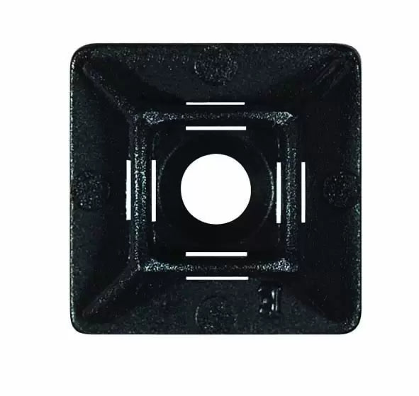 Durite 0-002-41 - Sticky-Back Cable Tie Base Black Pk25