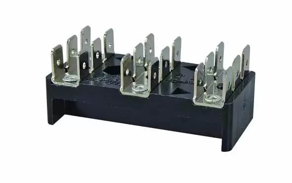 Durite 0-005-53 - Bus Bar 3 x 6 way 6.3mm Blade Terminal 25 amp Bg1