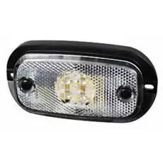Durite 0-167-00 - Lamp Front Marker Clear LED 12 volt Bg1