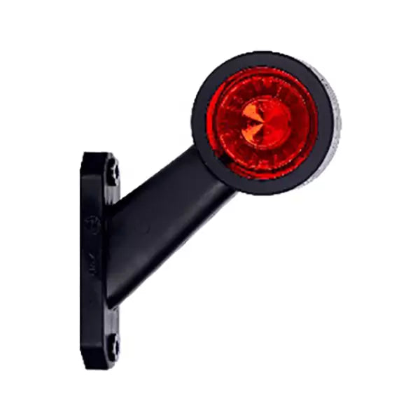 Durite 0-172-30 - Lamp Outline Marker Red/White LED 12/24 volt RH Oblique Bg1