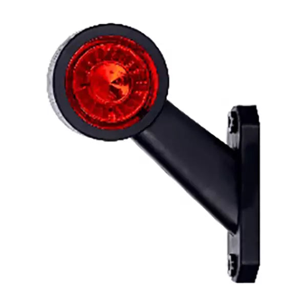Durite 0-172-31 - Lamp Outline Marker Red/White LED 12/24 volt LH Oblique Bg1