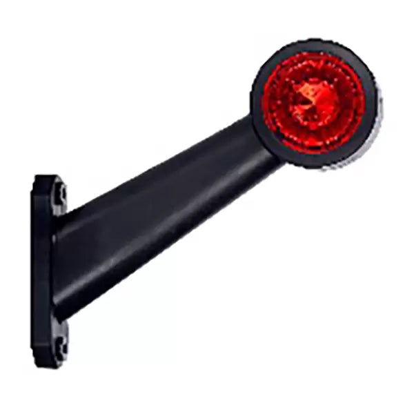 Durite 0-172-35 - Lamp Outline Marker Red/White LED 12/24 volt RH Oblique Bg1