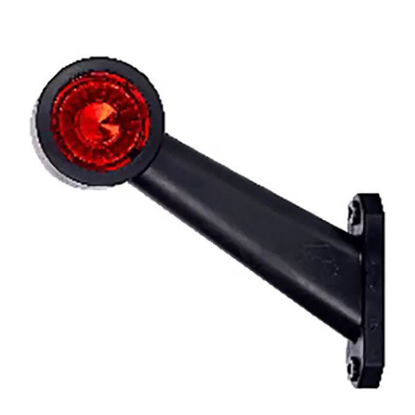 Durite 0-172-36 - Lamp Outline Marker Red/White LED 12/24 volt LH Oblique Bg1