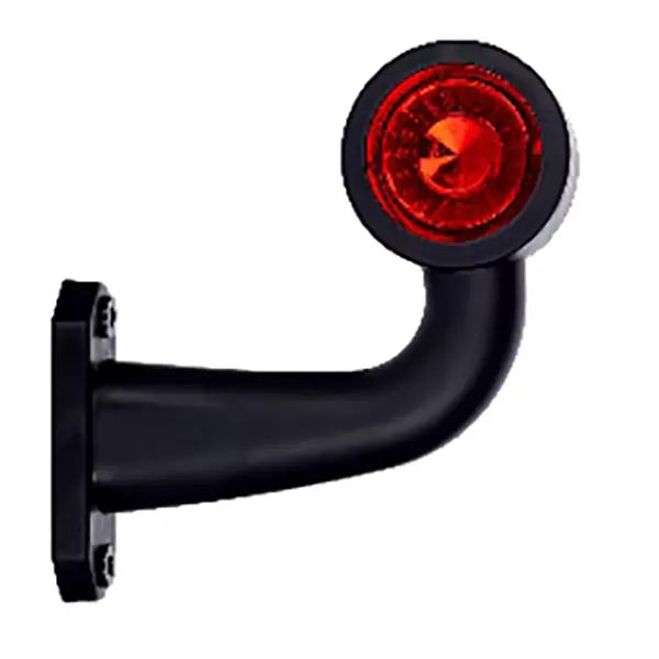 Durite 0-172-40 - Lamp Outline Marker Red/White LED 12/24 volt RH Angled Bg1