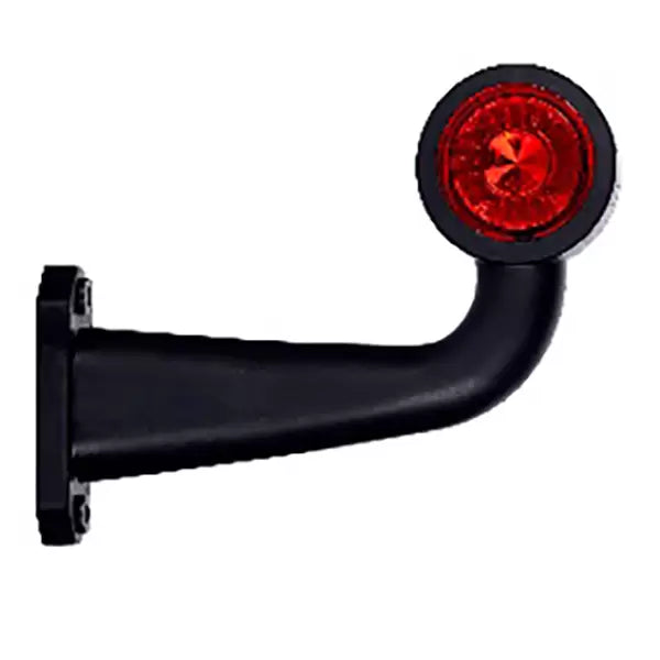 Durite 0-172-45 - Lamp Outline Marker Red/White LED 12/24 volt RH Angled Bg1