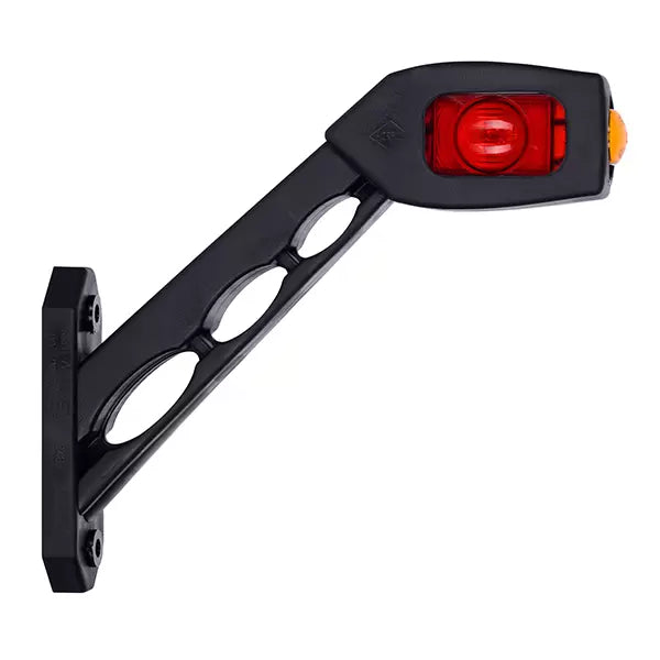 Durite 0-172-76 - Lamp Outline Marker Red/White/Amber LED 12/24 volt LH Oblique Bg1