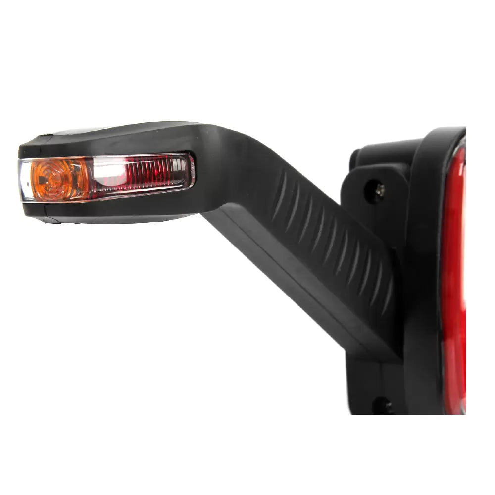 Durite 0-172-86 - Lamp Outline Marker Red/White/Amber LED 12/24 volt LH Oblique Bg1