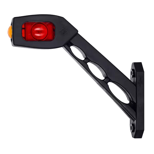 Durite 0-172-75 - Lamp Outline Marker Red/White/Amber LED 12/24 volt RH Oblique Bg1