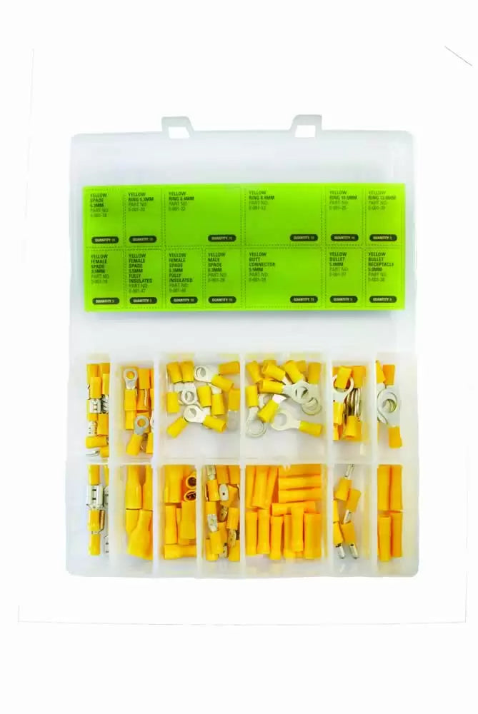 Durite 0-203-03 - Terminal Kit Yellow Pre-insulated Bx1