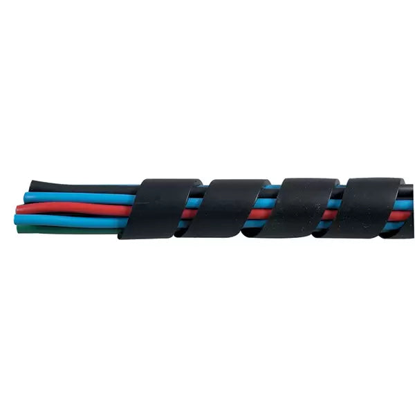 Durite 0-332-58 - Cable Spiral Binding 15.0mm Black Polyethylene 25m Coil
