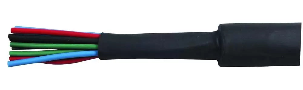 Durite 3-333-02 - Heatshrink Sleeving 2.4mm Black Polyolefin 150m Reel