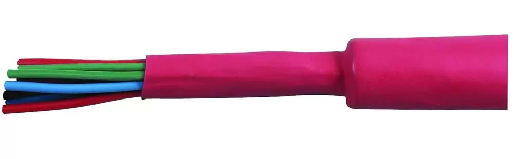 Durite 0-333-69 - Heatshrink Sleeving 19.0mm Red Polyolefin 1M