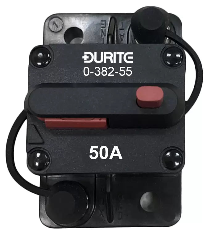 Durite 0-382-55 - Circuit breaker Flush Mount 12/24 volt 50 amp Bg1