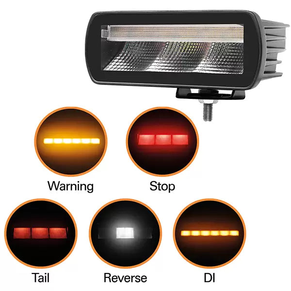 Durite 0-421-18 - LED Rear Lamp 5-Function 12/24 volt Bx1