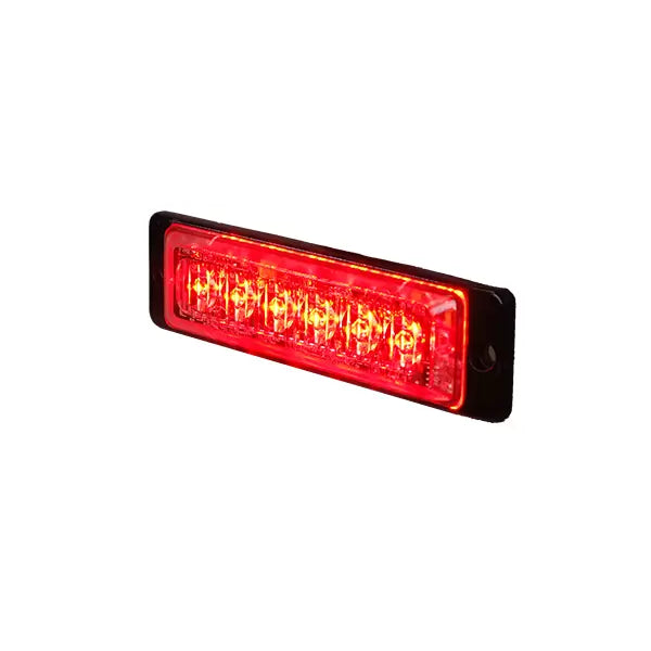 Durite 0-441-05 - R65 LED Warning Light 6 Red 12/24volt Bx1