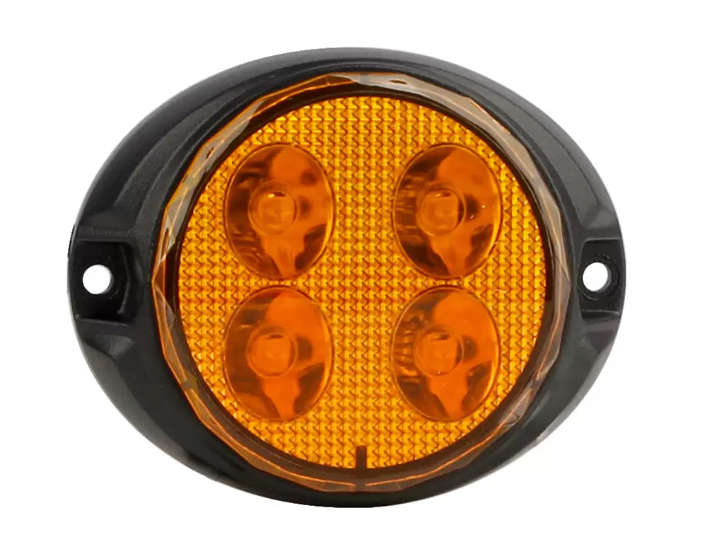 Durite 0-441-14 - R65 LED Warning Light 4 Amber 12/24volt Bx1