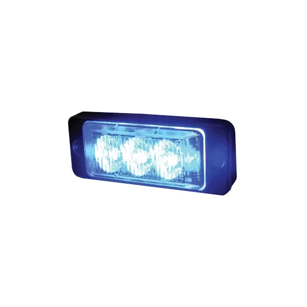 Durite 0-441-32 - R65 LED Warning Light 3 Blue 12/24volt Bx1