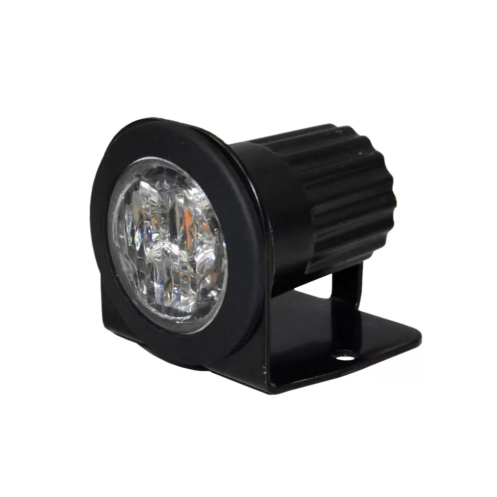 Durite 0-441-40 - R65 LED Round 25mm Warning Light 3 Amber 12/24volt Bx1