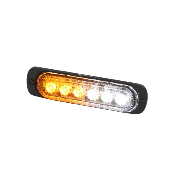 Durite 0-441-67 - R10 LED Warning Light 3 Amber 3 White 12/24volt Bx1