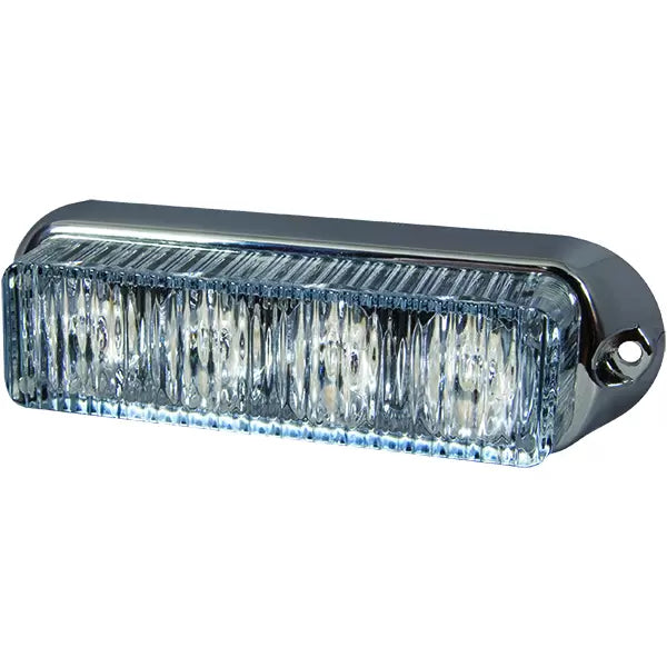 Durite 0-442-17 - High Intensity LED Warning Light 4 White 12/24volt Bx1